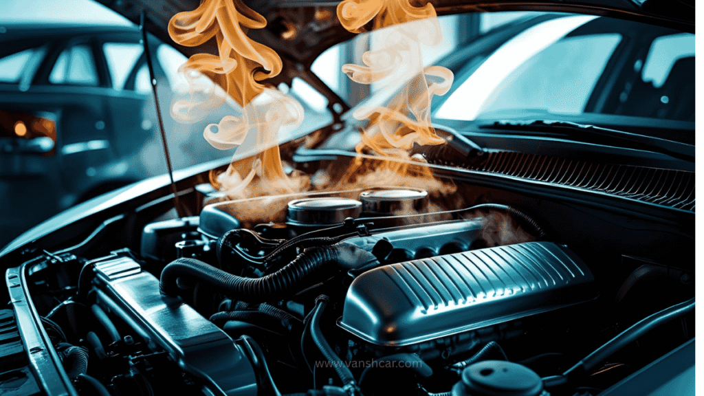Car Engine Overheating